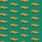 Fox vector art background design for fabric and decor.