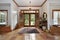 Foyer with orange ceramic floors