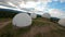 FPV, Abandoned radar station Pamir in Carpathian mountains,