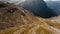 Fpv Cinematic flight of a bird in switzerland Mettenberg, stunning views of mountain peaks fast fpv flight