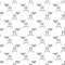 FPV Drone and Man vector Quadcopter concept line seamless pattern