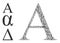 Fractal Alpha Greek Letter Icon Self Mosaic