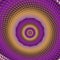 Fractal graphics lilas yellow violet spiral