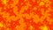 Fractal orange fantastic alien sun for card or textile