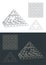 Fractal pyramid drawings
