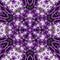 Fractal stars violet mandala kaleidoscope