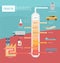 Fractional distillation of crude oil diagram