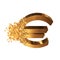 Fractured Euro sign 3d