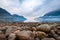 Frafjord stones at coast fjord stones