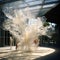 Fragile Beauty: A Web of Transparent Glass Sculptures