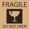 Fragile or Breakable Material packaging symbol