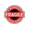 Fragile label design badge sticker and logo