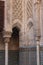 Fragment of the building of the ancient University of al-Karaouin in Fes, Morocco