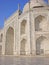 Fragment of a building of Taj Mahal, India.