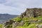 Fragment of the Castle of Faneromeni on Andros Greece, Cyclades