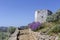 The fragment Castle of island Skyros Greece