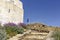 The fragment Castle of island Skyros (Greece)