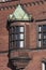 Fragment of the Copenhagen City Hall, Denmark. View from the courtyard.