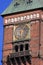 Fragment of the Copenhagen City Hall, Denmark. View from the courtyard.