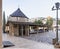 Fragment of the courtyard of the Basilica of the Annunciation inFragment of the courtyard of the Basilica of the Annunciation in t