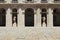 Fragment of the courtyard of the Royal Palace in Madrid