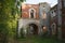 A fragment of the destroyed mansion of the manor Wrangel. Torosovo, Leningrad region