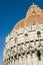 Fragment of the dome of the Pisa Baptistery of St. John