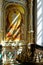 Fragment of earthenware iconostasis with icons of Christ