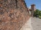 A fragment of the enceinte of The Wawel Castle in Krakow, Poland