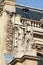 Fragment of facade of the Chapelle de la Sorbonne in Paris