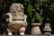 Fragment of the Five Stone Sacrificial Vessels at the altar in t