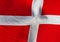 Fragment of the flag of Denmark