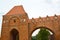 Fragment of the Gdanisco Tower of the 14th century. Torun, Poland