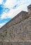 Fragment of the Governor`s Palace Nunnery Quadrangle. Uxmal an ancient Maya city of the classical period. Travel photo. Yucatan.