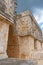 Fragment of the Governor`s Palace Nunnery Quadrangle. Uxmal an ancient Maya city of the classical period. Travel photo. Yucatan.