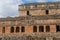 Fragment of the Great Palace in Sayil Maya archaeological site. Yucatan.