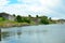 Fragment of impregnable Suomenlinna fortifications in Finland