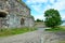 Fragment of impregnable Suomenlinna fortifications in Finland