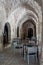 Fragment of the interior of the Evangelical Lutheran Church of the Redeemer in the old city of Jerusalem, Israel.