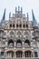 Fragment of New Town Hall of Munich Neues Rathaus neo-Gothic s