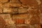 Fragment of Old Brick wall background