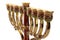 Fragment of an ornate bronze menorah