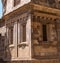 Fragment of the outer wall of the Cathedral of Bergamo, Italy