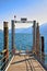 Fragment of Pier at Ascona resort of Ticino canton Switzerland