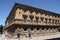 Fragment of the Renaissance Palace of Charles V in Alhambra, Granada, Spain