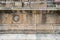 Fragment of Southern Theatre in ruins of Roman city Jerash - Gerasa in Jordan