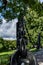 Fragment of the Suomenlinna church perimeter fence constructed from anchor chains