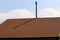 Fragment of a tiled roof in Israel