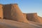 Fragment of the walls of the inner city of Ichan-Kala. Khiva