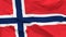 Fragment of a waving flag of the Kingdom of Norway in the form of background